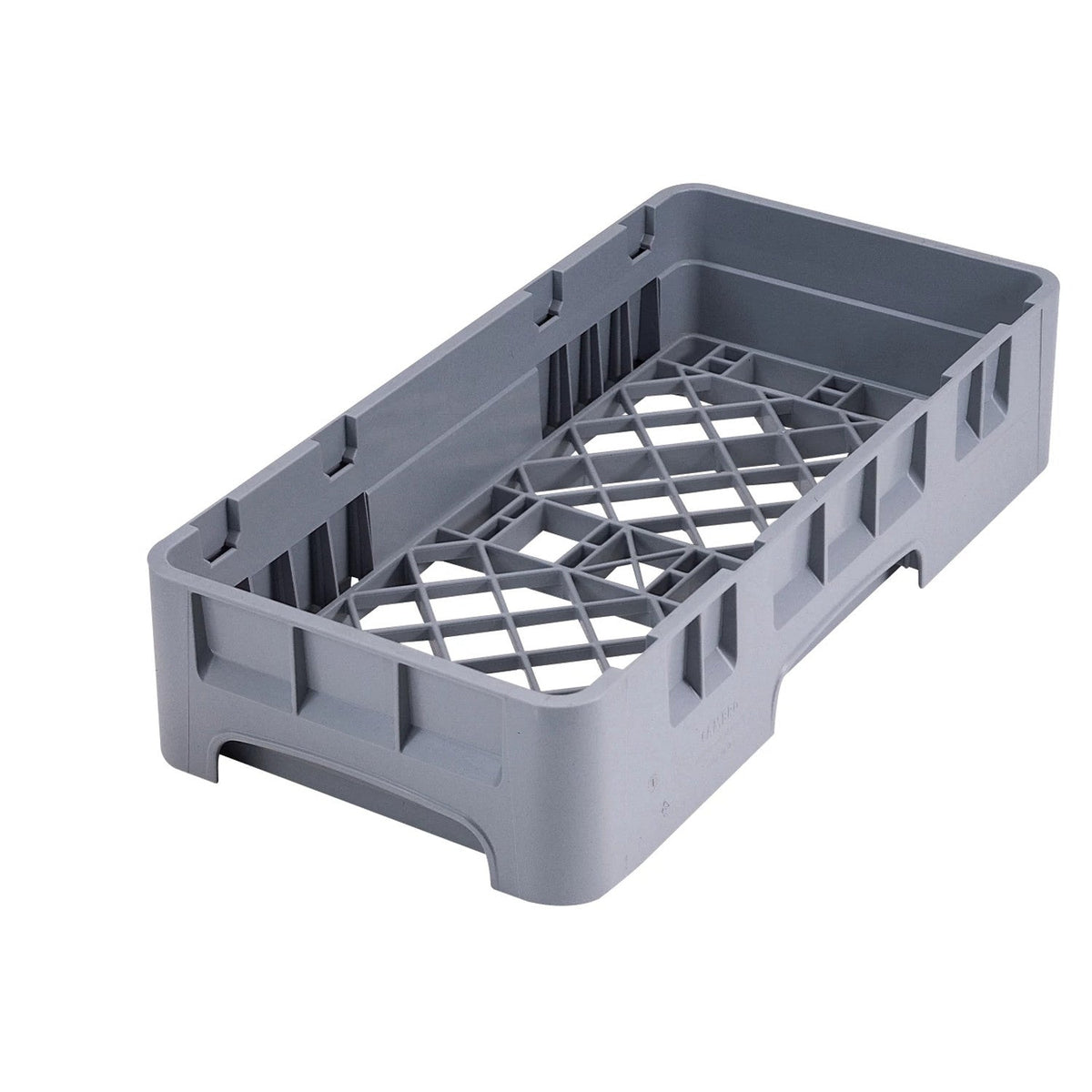 Cambro HBR258151 Camrack Half Size Open Base Rack, 4" Tall - Soft Gray