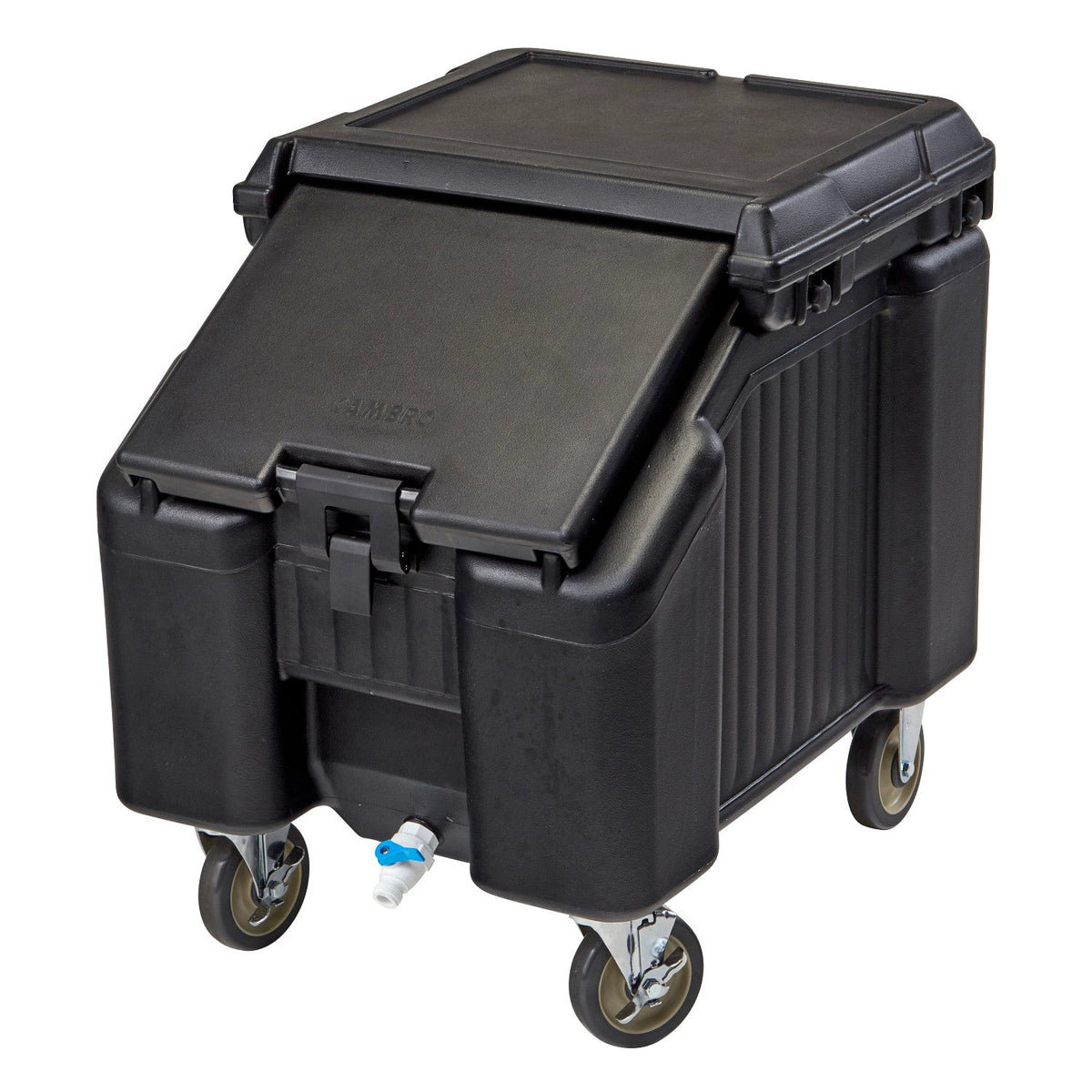Cambro ICS100L4S110 SlidingLid Ice Caddy, 100 lbs., Standard Height - Black
