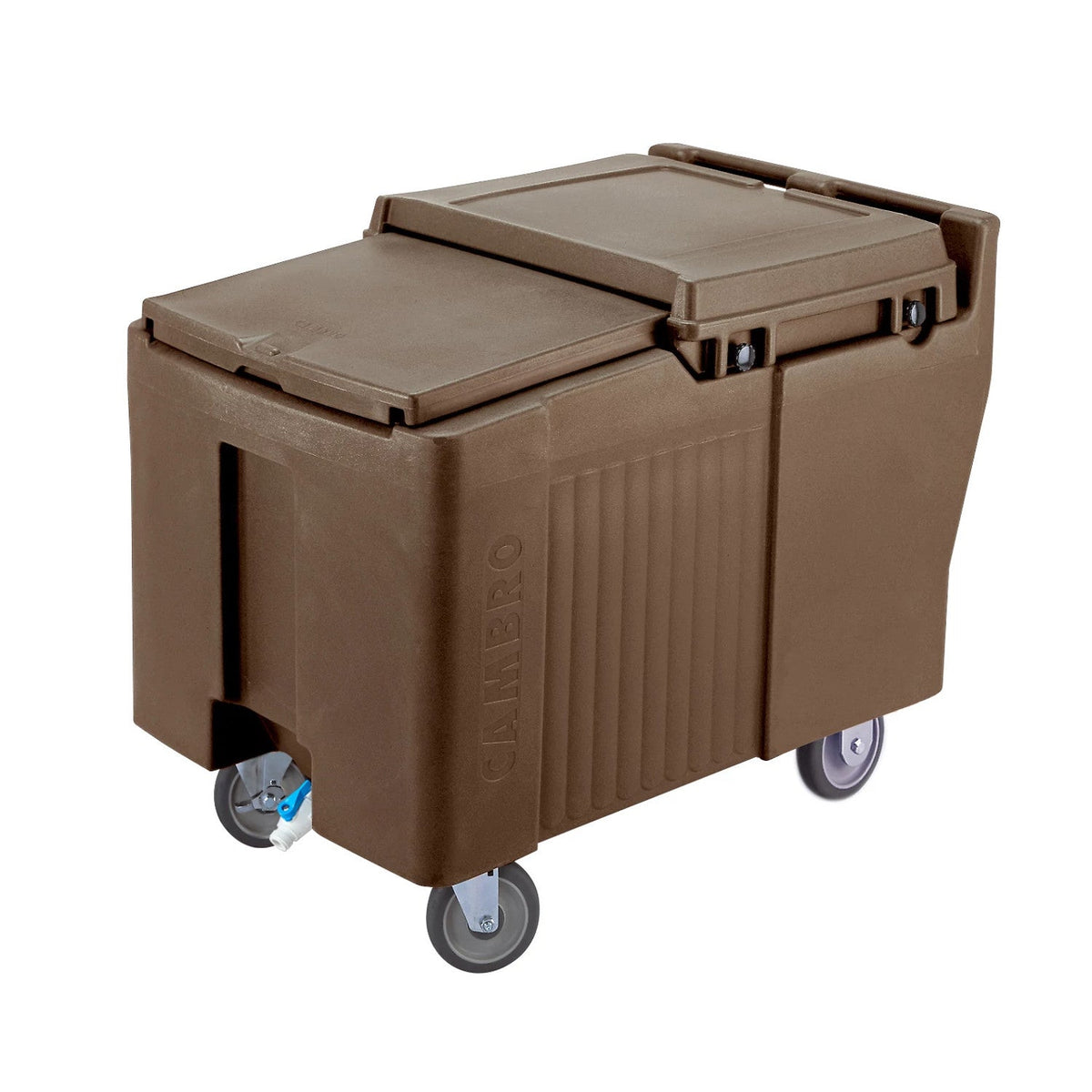 Cambro ICS175LB131 SlidingLid Ice Caddy, 175 lbs., Standard Height - Dark Brown