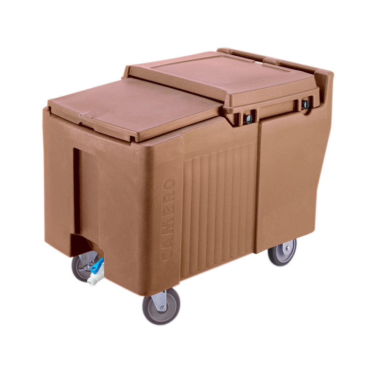 Cambro ICS175LB157 SlidingLid Ice Caddy, 175 lbs., Standard Height - Coffee Beige