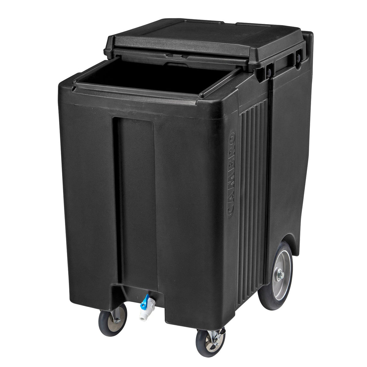 Cambro ICS200TB110 SlidingLid Ice Caddy, 200 lbs., Tall - Black
