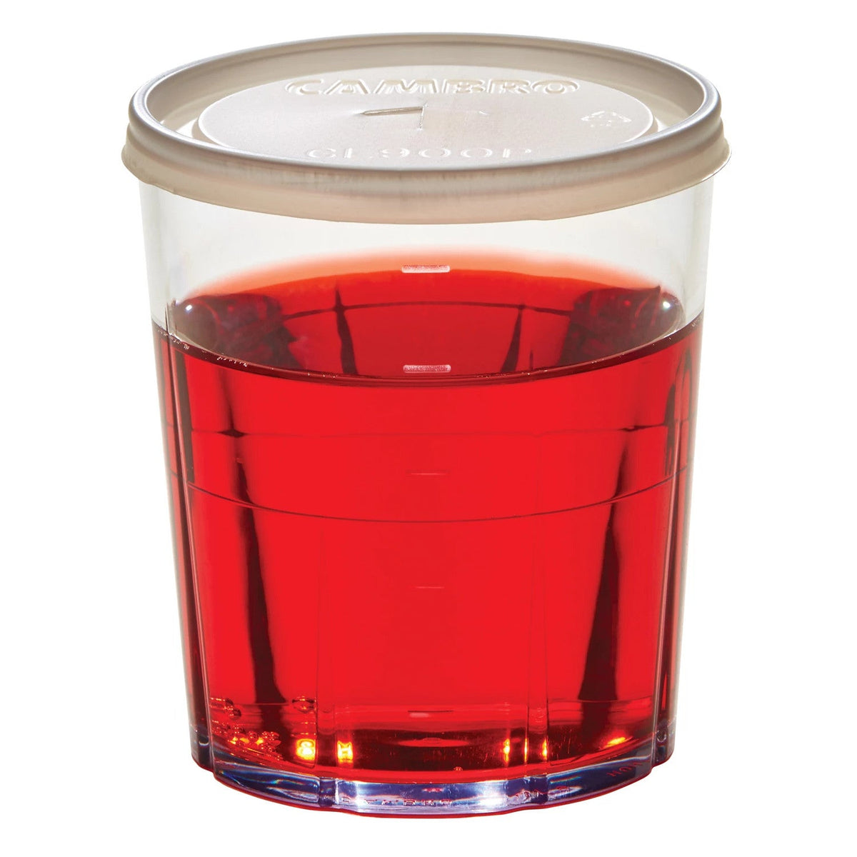 Cambro LDT9152 Lido Healthcare Tumbler with Graduations, 9 oz. - Clear