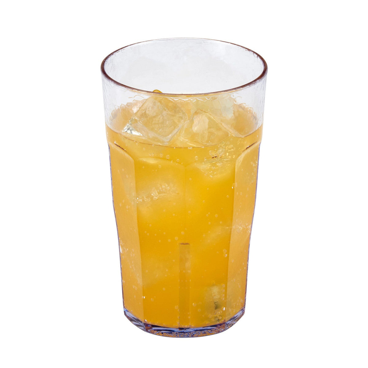 Cambro LT22152 Laguna Hammered-Look Plastic Tumbler, 22 oz. - Clear