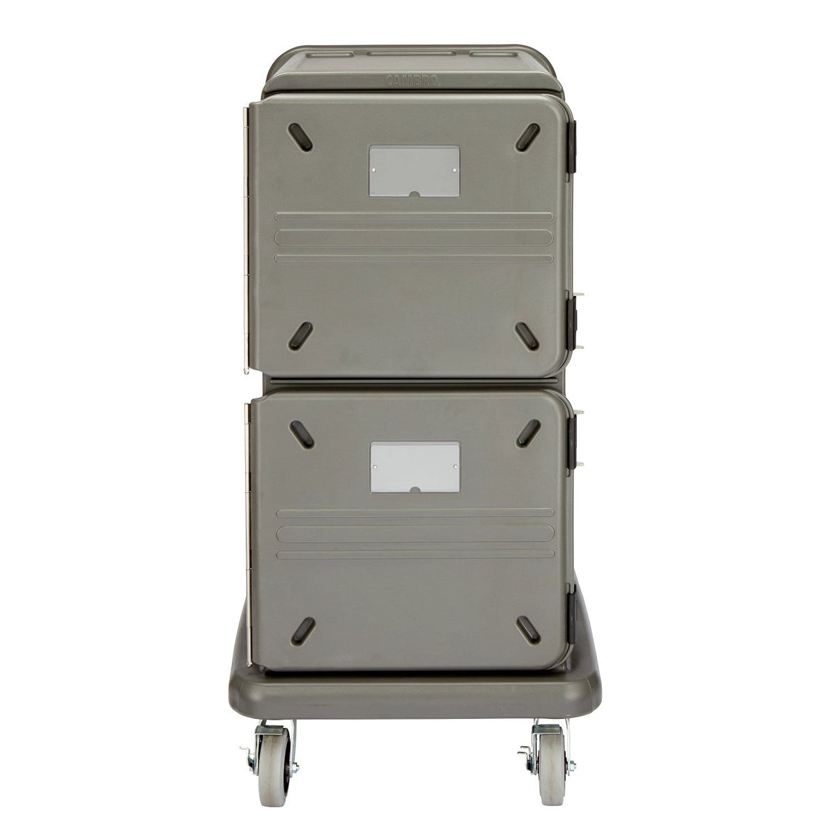 Cambro PCU1600PP615 Pro Cart Ultra Non-Electric Pan Carrier, 30" x 38" x 59" - Charcoal Gray