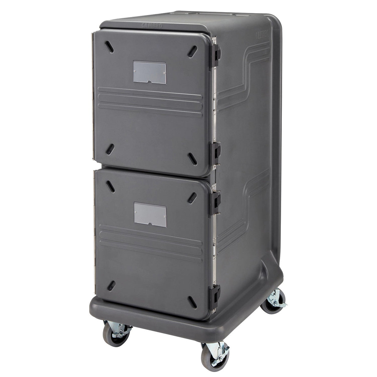 Cambro PCU2000PP615 Pro Cart Ultra Non-Electric Pan Carrier, 30" x 38" x 68" - Charcoal Gray
