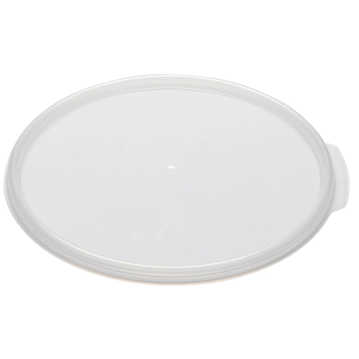 Cambro RFS12SCPP190 Translucent Seal Cover for Camwear Rounds, 12QT, 18QT, 22QT Seal Lid - Translucent