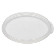 Cambro RFSC1PP190 Translucent Round Cover for 1 qt. Translucent Round Containers - Translucent