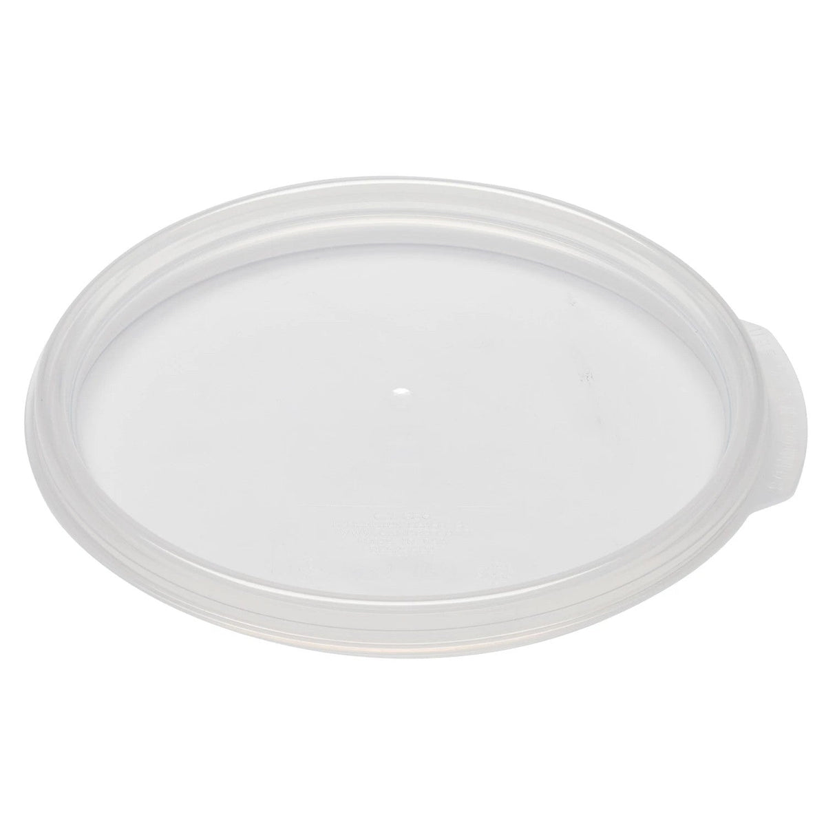 Cambro RFSC1PP190 Translucent Round Cover for 1 qt. Translucent Round Containers - Translucent