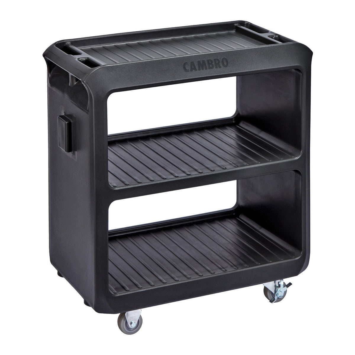 Cambro SC225110 Service Cart Pro Utility Cart, 31 1/4" x 18" x 34" - Black