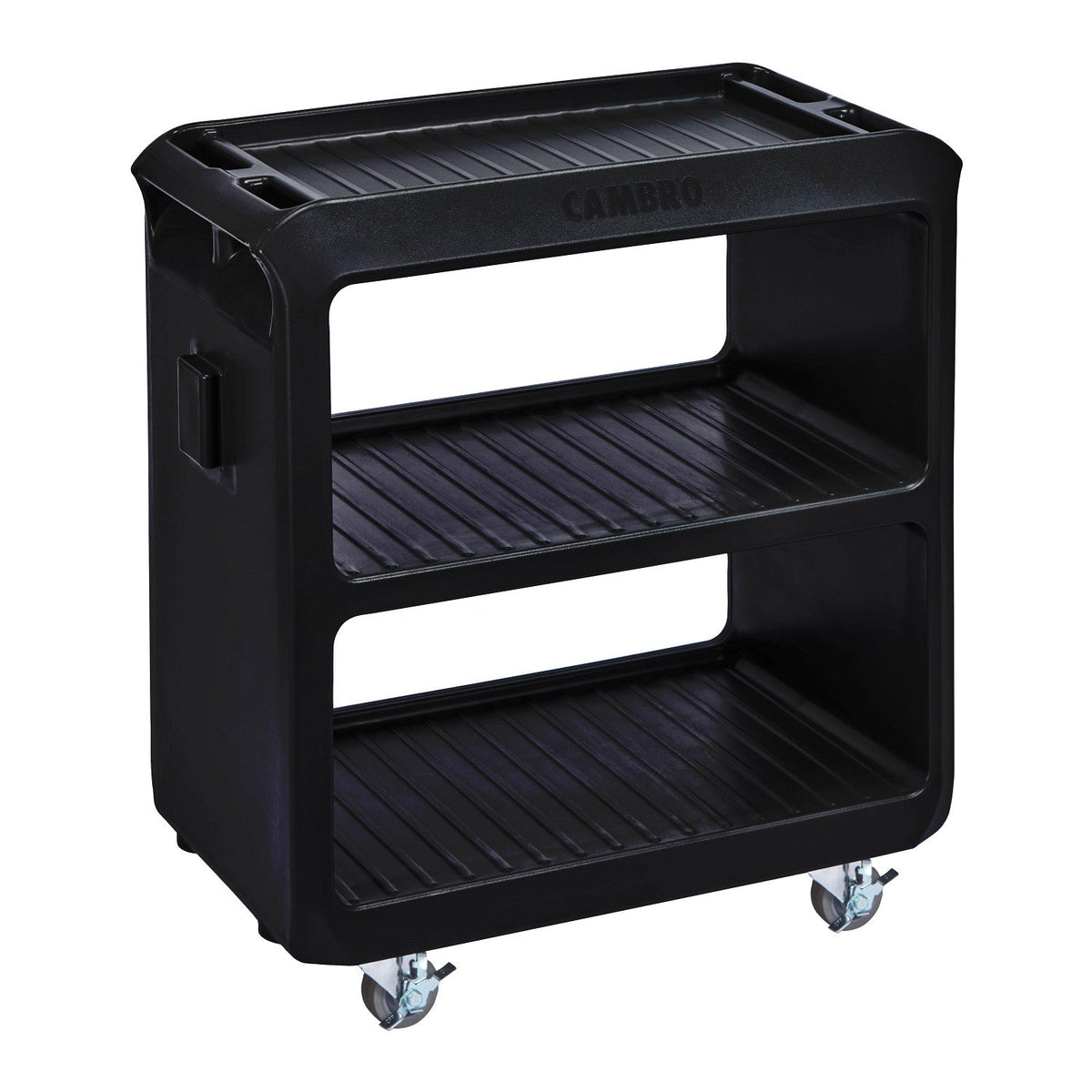 Cambro SC225S110 Service Cart Pro Utility Cart, 31 1/4" x 18" x 34" - Black