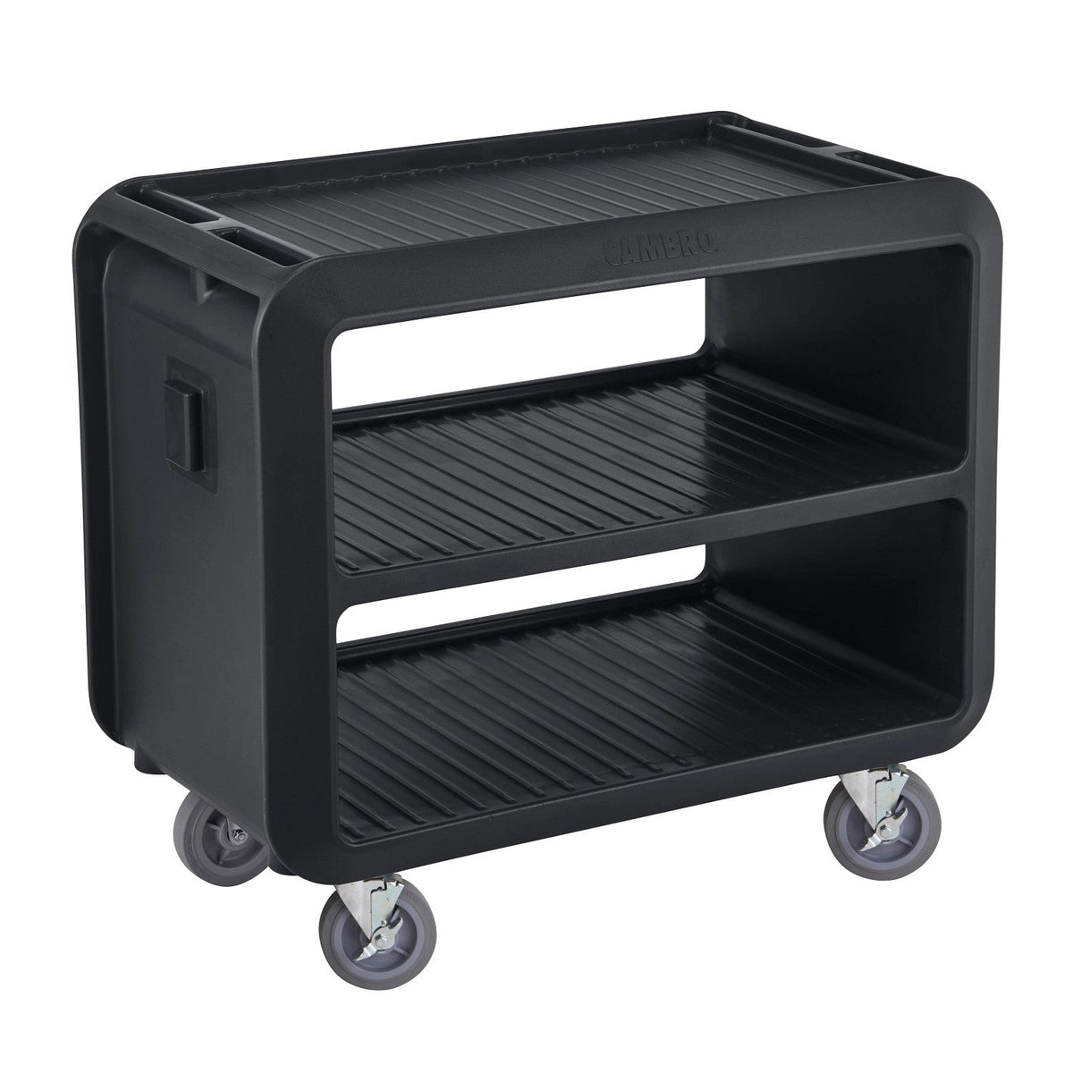 Cambro SC337S110 Service Cart Pro Utility Cart, 41 1/2" x 23 5/8" x 37 1/4" - Black