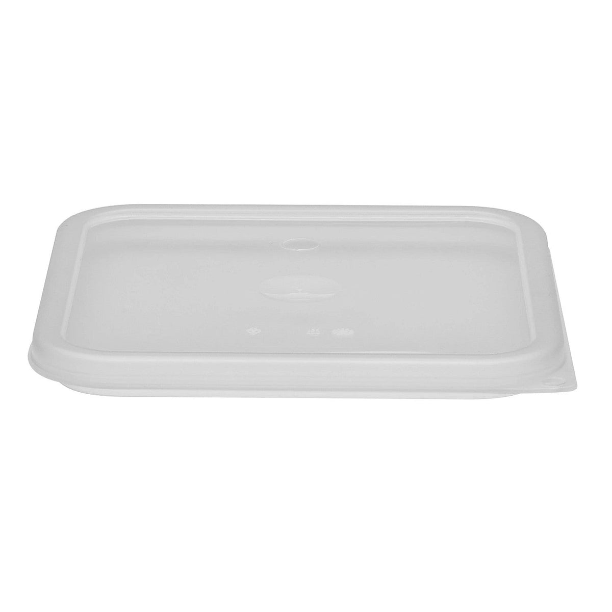 Cambro SFC6SCPP190 Camwear Seal Cover for 6QT, 8QT Square CamSquares, Translucent - Translucent