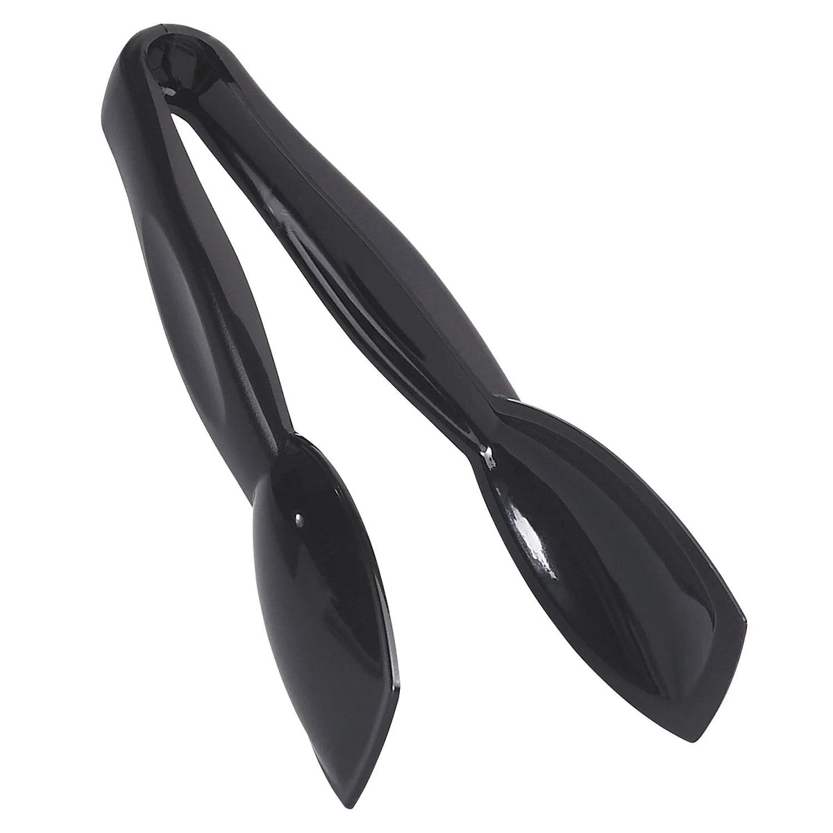Cambro TGG9110 Lugano Easy Grasp Serving Tongs, 9 1/2" - Black
