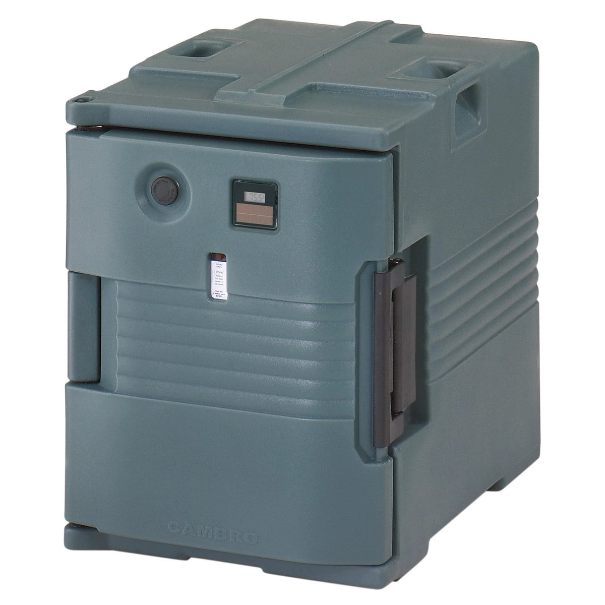 Cambro UPCH4002191 Ultra Pan Carrier H-Series, Heated Carrier, 220V - Granite Gray
