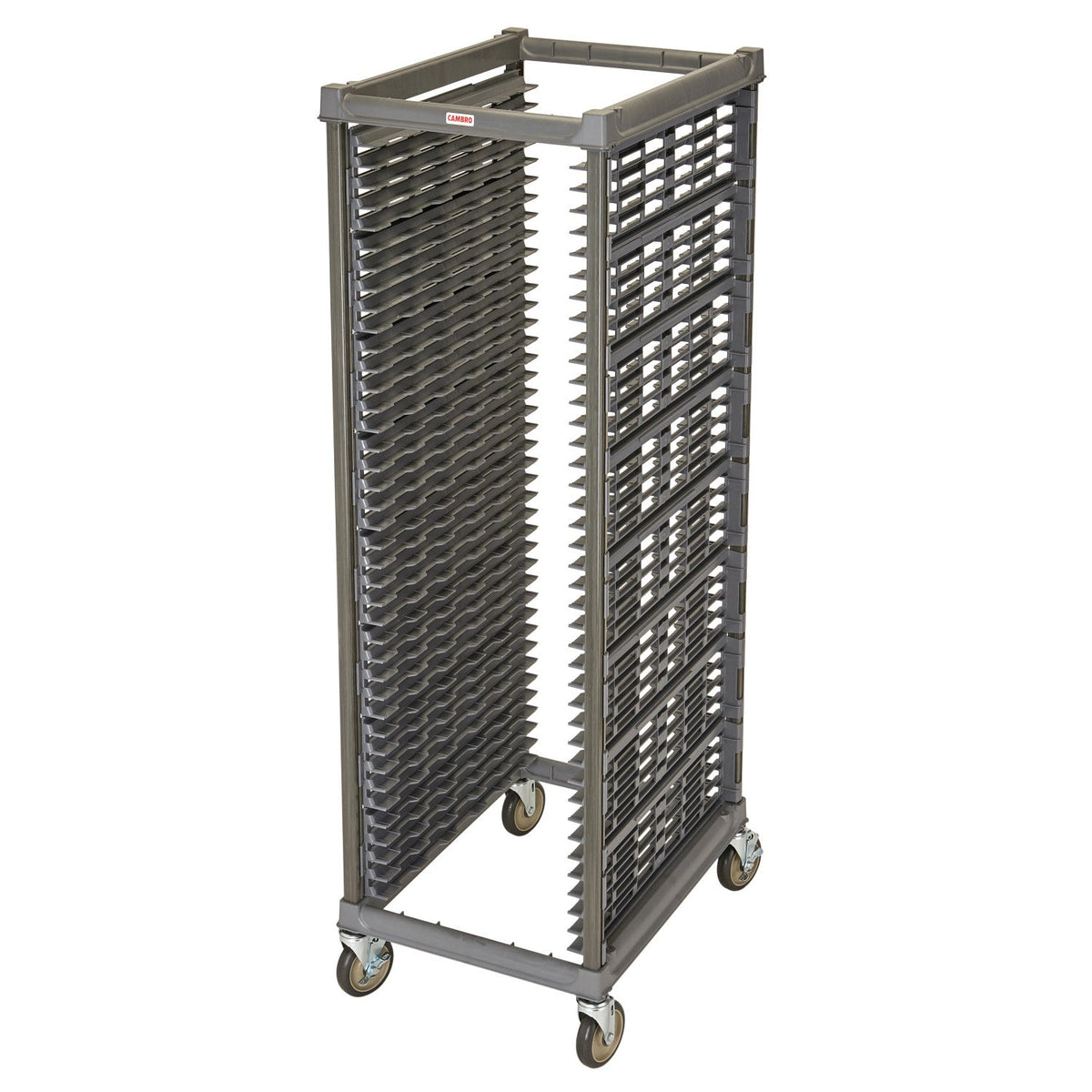 Cambro UPR1826FPA40580 Ultimate Sheet Pan Rack, Full Size / Factory Assembled, 40 Pans - Brushed Graphite