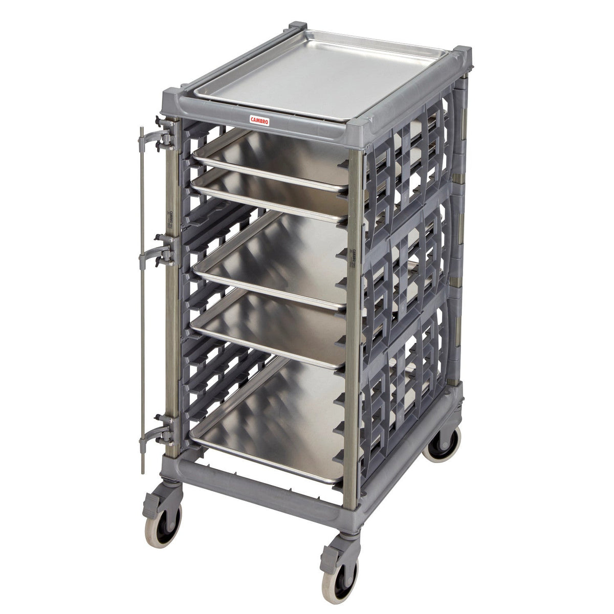 Cambro UPRPSH580 Camshelving Pan Stops for Ultimate Sheet Pan Racks - Brushed Graphite