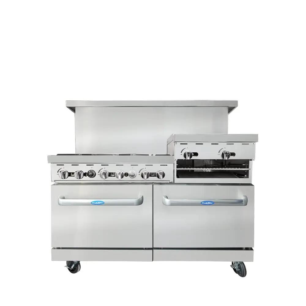ATOSA AGR - 6B - 24RGB – 60″ Range with Raised Griddle / Broiler