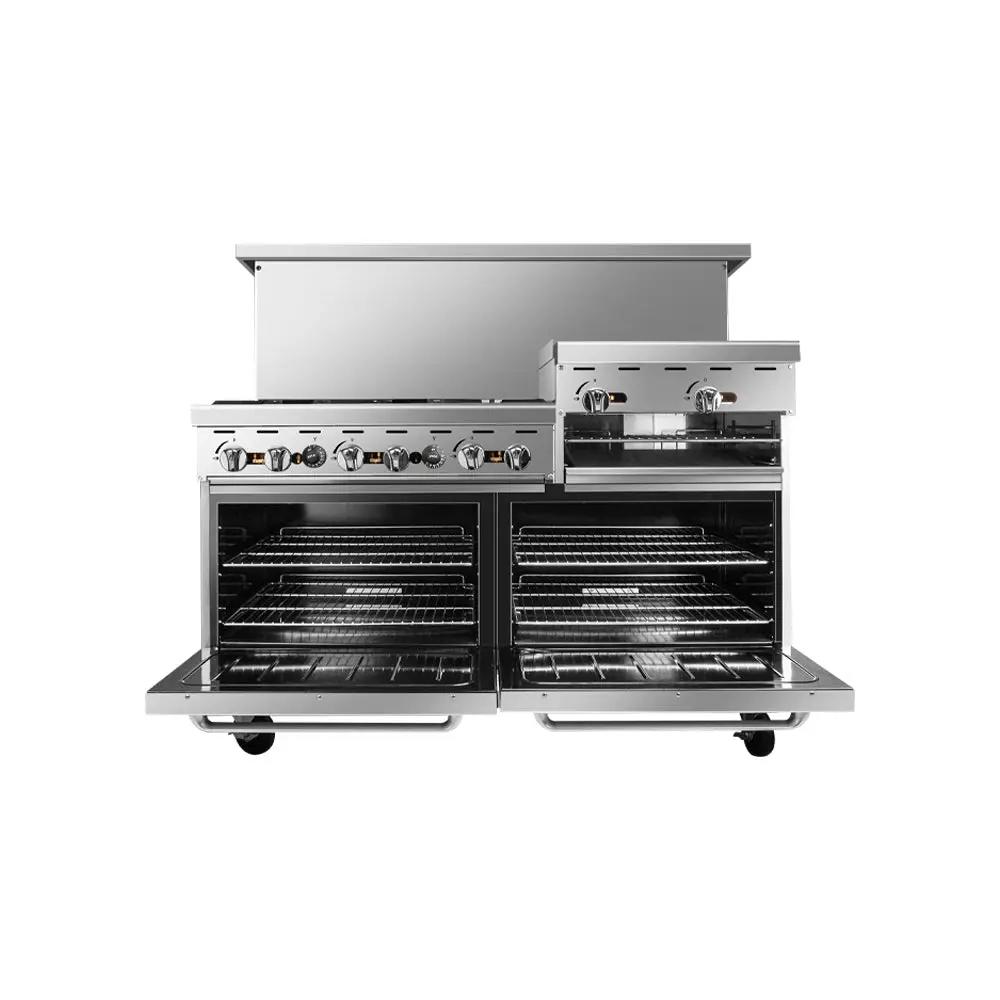 ATOSA AGR - 6B - 24RGB – 60″ Range with Raised Griddle / Broiler