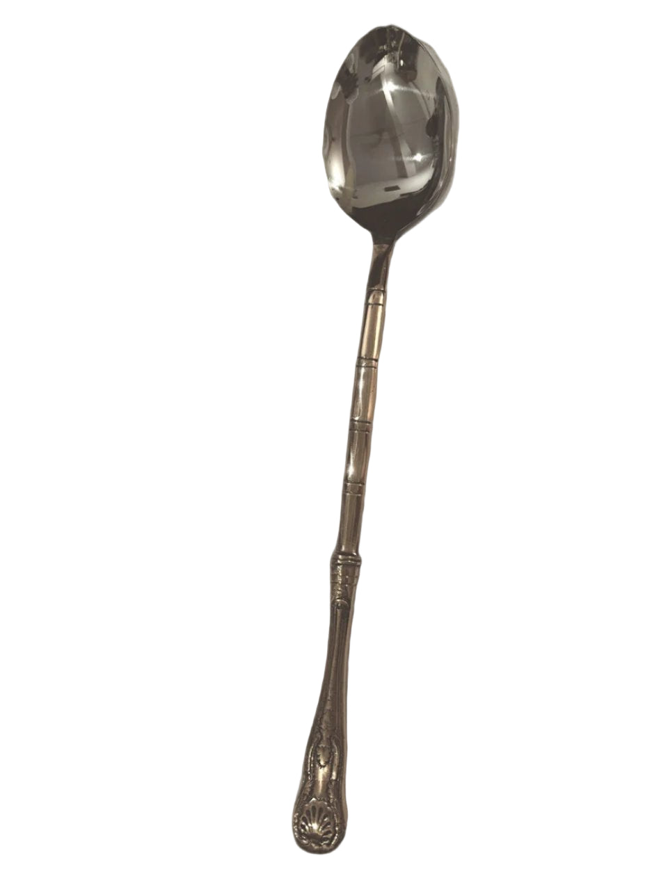 Copper/Stainless Steel Buffet Spoon Round Ladle - 13 Inches (33 cm)