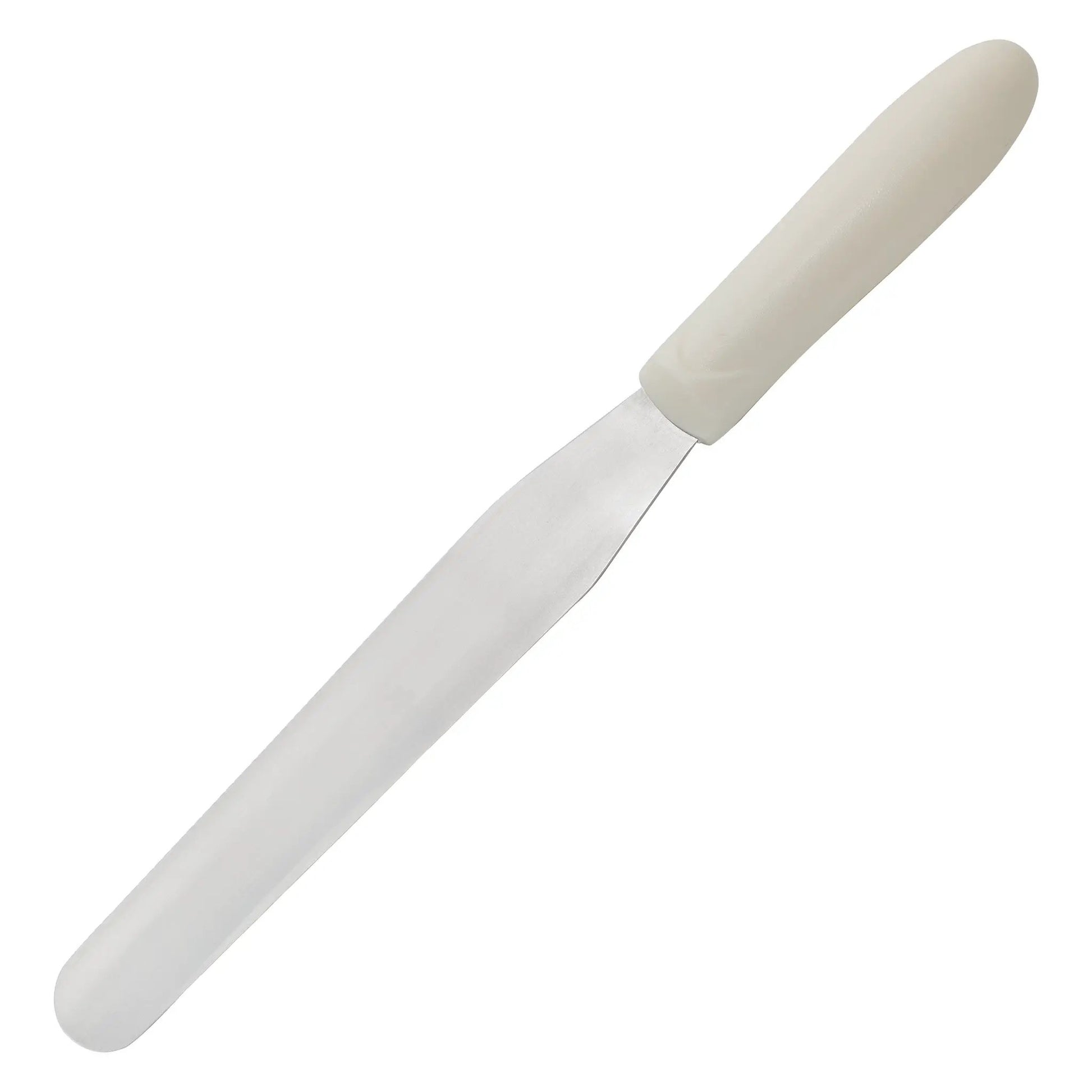 Bakery Spatula, White PP Hdl, 7-15/16" x 1-1/4" Blade by Winco (bakery-spatula-white-pp-hdl-7-15-16-x-1-1-4-blade)