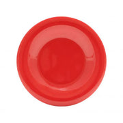 Thunder Group CR012PR, 11 3/4" WIDE RIM PLATE, PURE RED, Melamine, NSF, Case Pack of 12