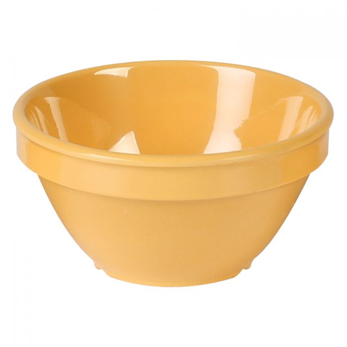 Thunder Group CR313YW, 8 OZ, 4 1/4" BOUILLON CUP, YELLOW, Melamine, NSF, Case Pack of 12