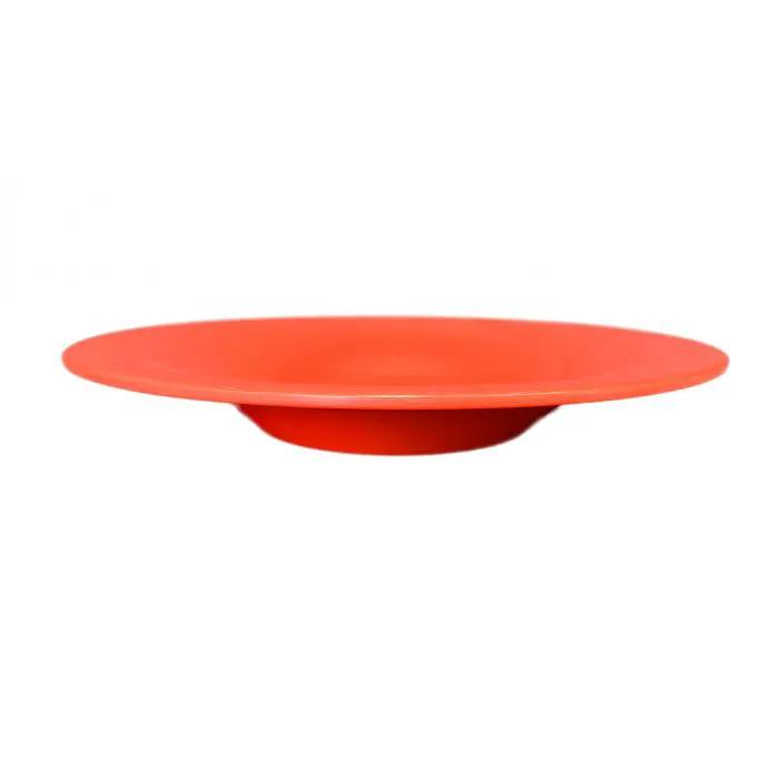 Thunder Group CR5810PR, 12 OZ, 10 1/4 PASTA BOWL, PURE RED, Melamine, NSF, Case Pack of 12