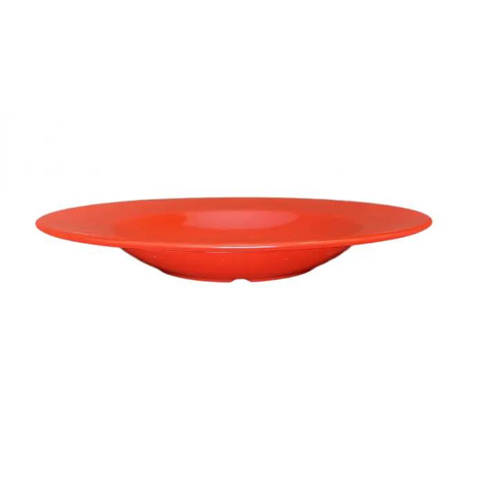 Thunder Group CR5811PR, 16 OZ, 11 1/4" PASTA BOWL, PURE RED, Melamine, NSF, Case Pack of 12