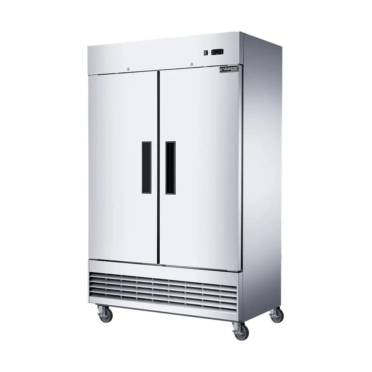 Dukers Appliance Co D47ER 48" 2-Solid Door Reach-In Refrigerator, Bottom Mount, 29.51 cu. ft.