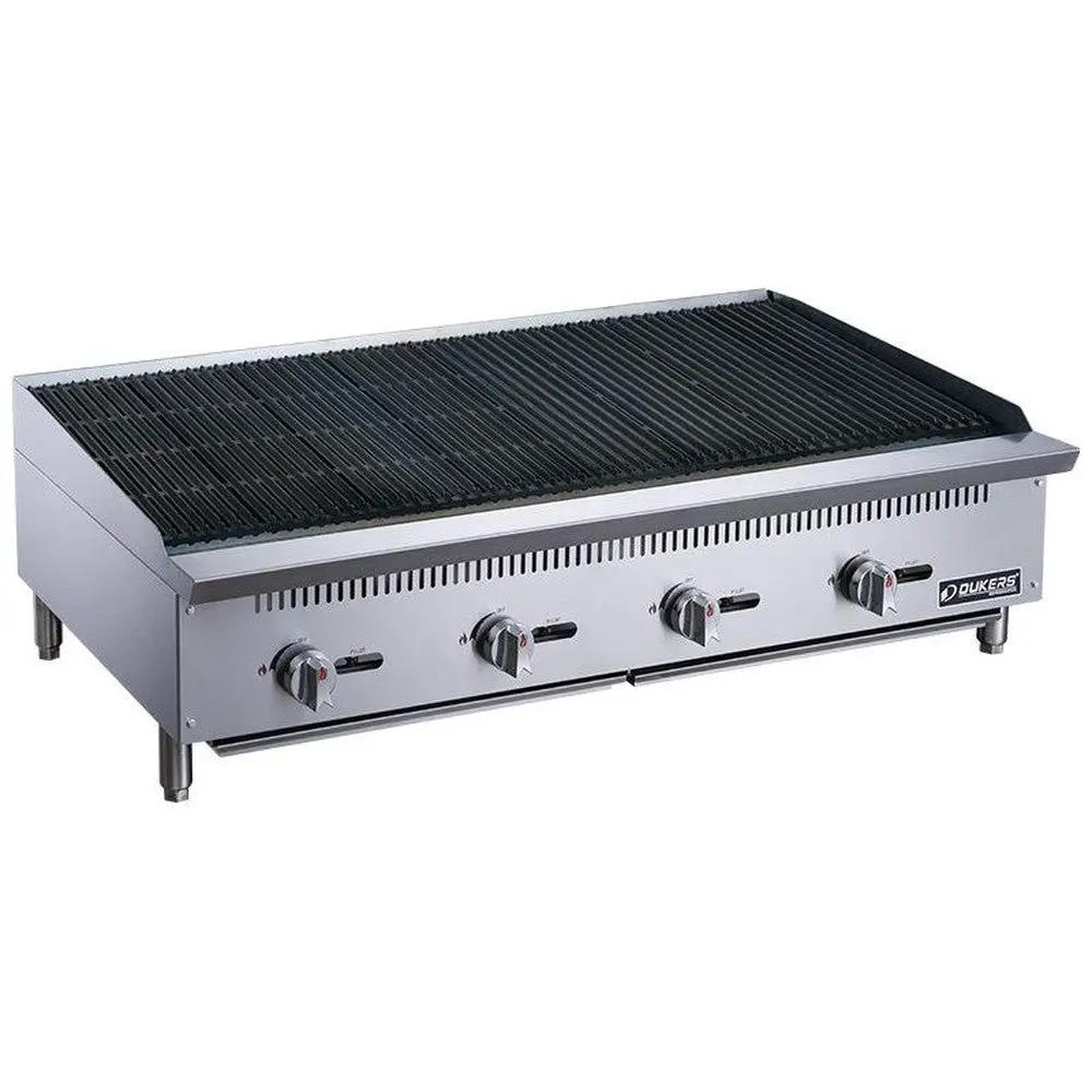 Dukers DCCB48 48-inch heavy duty radiant gas countertop broiler