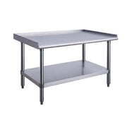Dukers DCES-3036 36in. x 30in. Stainless Steel Equipment Stand with Undershelf, 24in. High, NSF