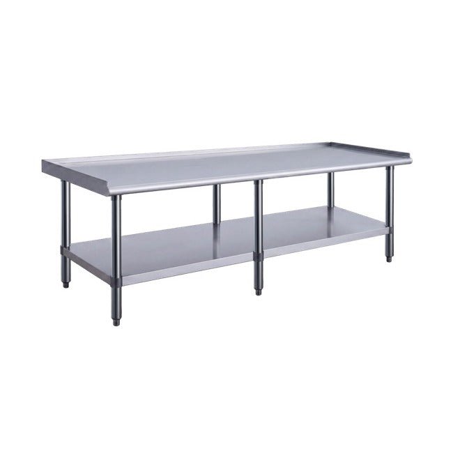 Dukers DCES-3072 72in. x 30in. Stainless Steel Equipment Stand with Undershelf, 24in. High, NSF
