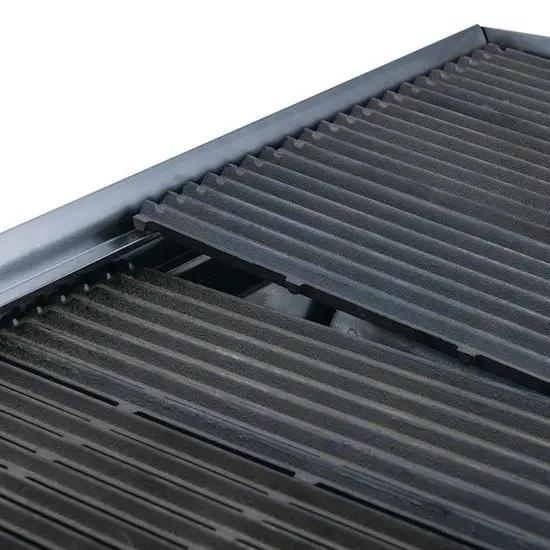 Dukers DCRB48 heavy-duty cast iron cooking grates for authentic char marks and even heat retention