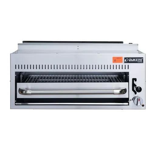 Dukers DCSB36 36-inch single burner gas salamander broiler for commercial kitchens