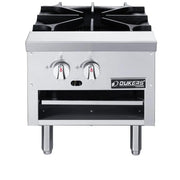 Dukers DCSPB1 2-burner low-profile stock pot range – front view