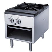 Dukers DSCPA1 single three-ring burner gas stock pot range for commercial kitchens