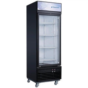 Dukers DSM-15F 27-inch single glass hinged door commercial merchandiser freezer