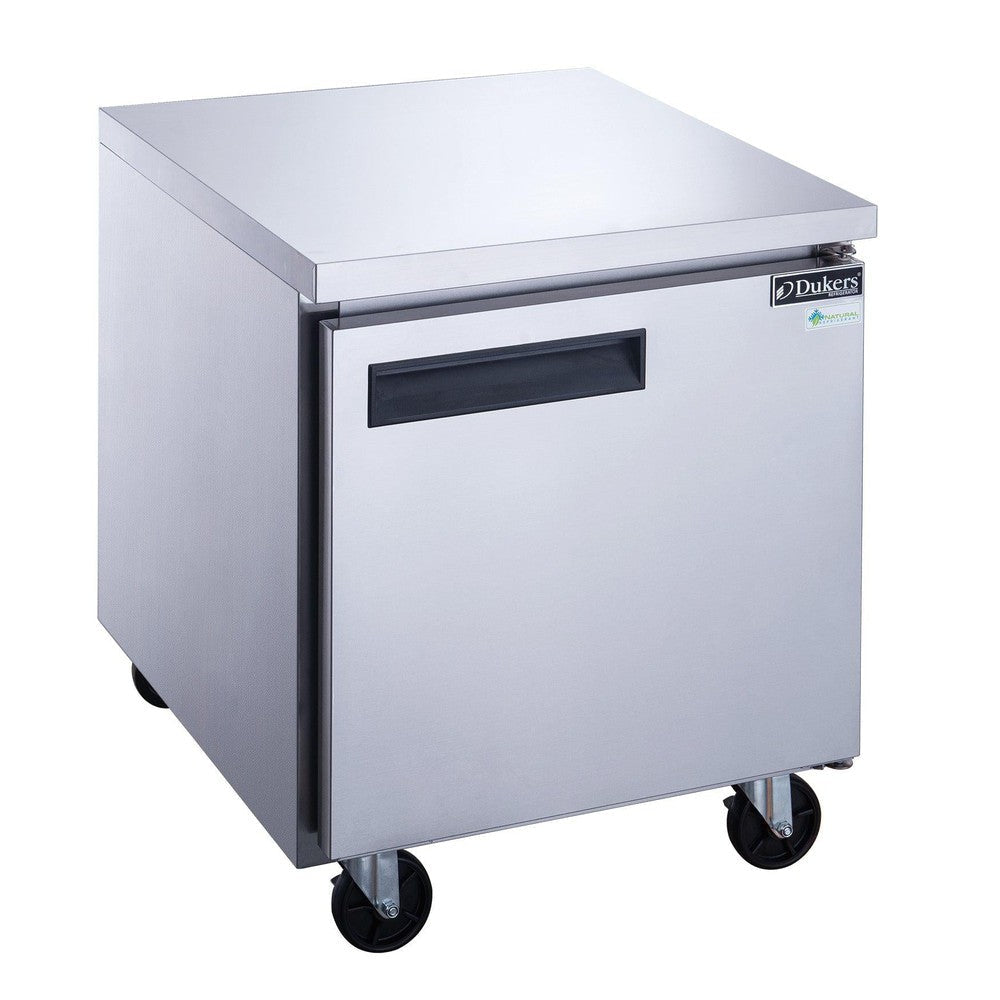 Dukers DUC29F 29in. 1-Door Undercounter Freezer, 6.99 Cu. Ft., 0 to -8°F, Stainless Steel