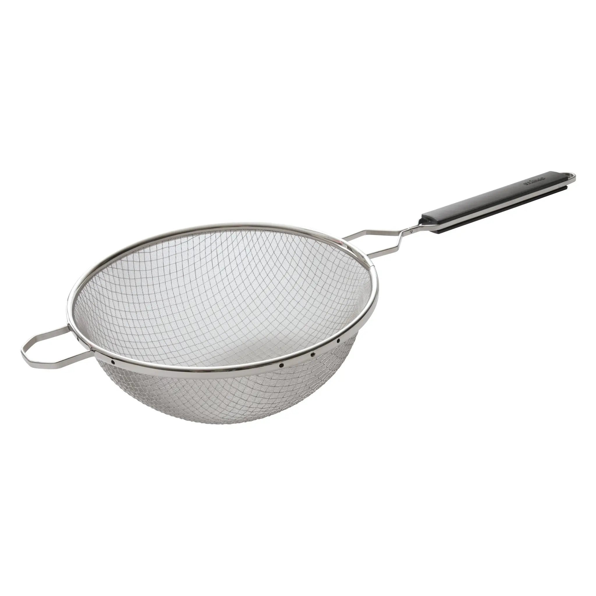 Mesh Strainer, 10.25" Double, Single Fine Mesh, SS, Plastic Handle by Winco (mesh-strainer-10-25-double-single-fine-mesh-ss-plastic-handle)