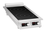 Eurodib CCI2351PH two-hub countertop commercial induction range 3.5kW per hub single-phase