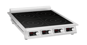 Eurodib CCI4351PH four-hub countertop commercial induction range 3.5kW per hub single-phase