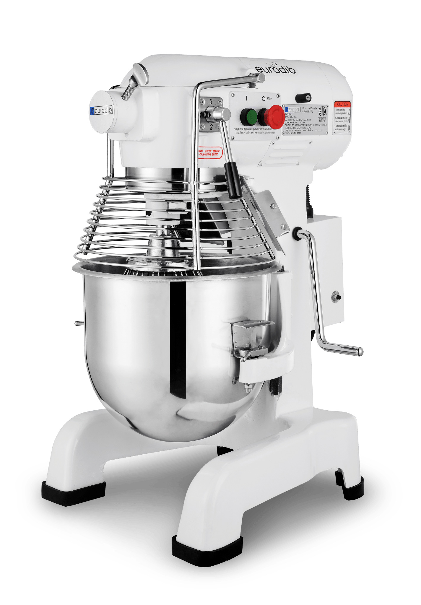 Eurodib M20B 20-Quart Commercial Planetary Stand Mixer