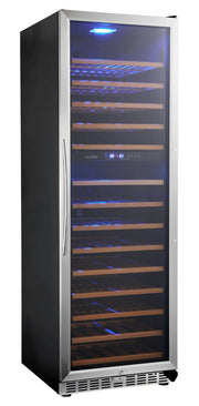 Eurodib USF168D 154-Bottle Freestanding Dual Zone Wine Cellar