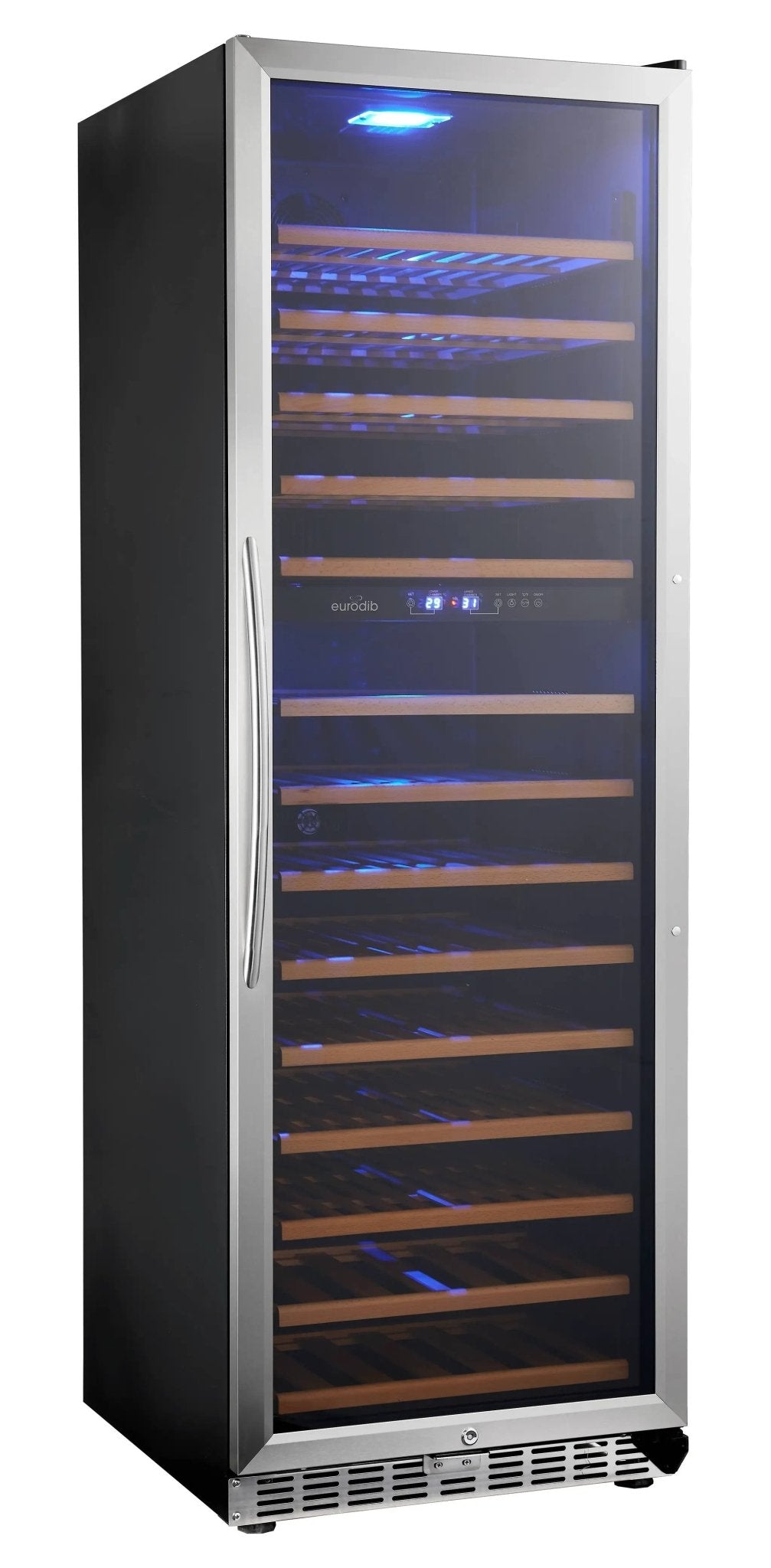 Eurodib USF168S 165-Bottle Freestanding Single Zone Wine Cellar