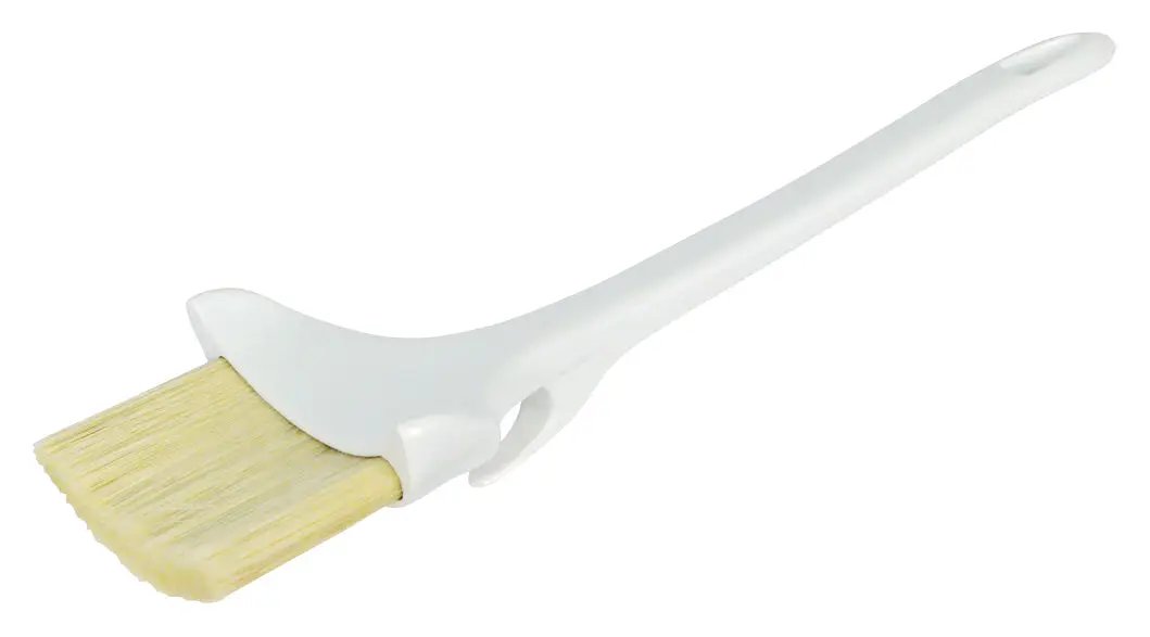 Pastry Brush, Boar Bristle, 3" Wide w/Hook by Winco (pastry-brush-boar-bristle-3-wide-w-hook)