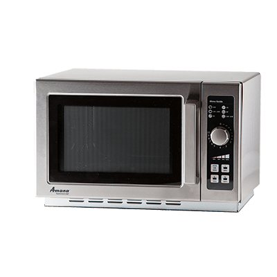 Amana RCS10DSE, 1000 Watts, 1.2 cu. ft. Microwave Oven with Dial Control