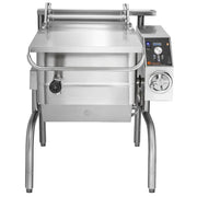 Groen BPM-15GA 15 Gallon Tilt Skillet - Manual Tilt, Stainless Clad Pan, Open Leg Base, Natural Gas
