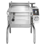 Groen BPM-15GSP 15 Gallon Tilt Skillet - Manual Tilt, Stainless Clad Pan, Open Leg Base, Natural Gas