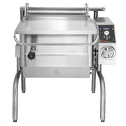 Groen BPM-30GSP 30 Gallon Tilt Skillet - Manual Tilt, Stainless Clad Pan, Open Leg Base, Natural Gas