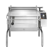 Groen BPP-30EA 30 Gallon Tilt Skillet - Power Tilt, Stainless Clad Pan, Open Leg Base, 208V 3-Phase